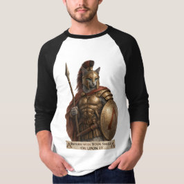 Camiseta Gato Espartano Azul Russo