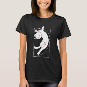 Camiseta Gato Espiral de Fibonacci
