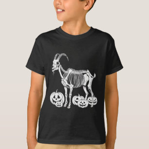 Camiseta Gato Esqueleto Aniversário Dia das Bruxas Mulheres