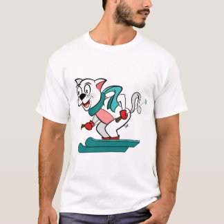 Camiseta Gato esquiador