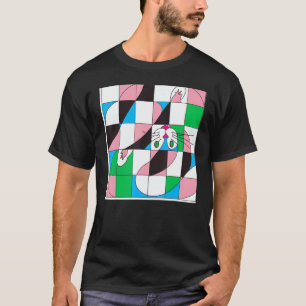 Camiseta Gato esquisito meme meow gatinho fofo gato ilusão 