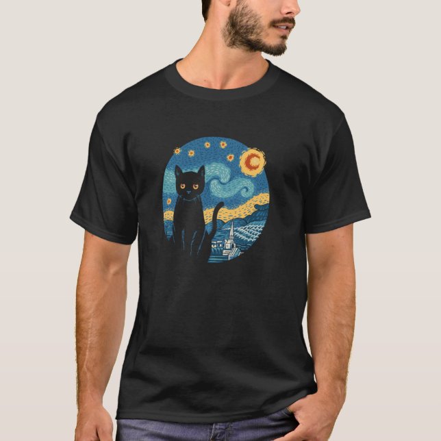 Camiseta Gato Estelar Perfeito (Frente)