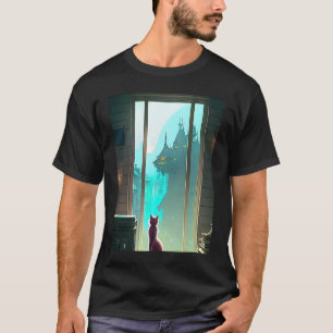 Camiseta Gato estético de hip hop lo fi chillhop batidas re