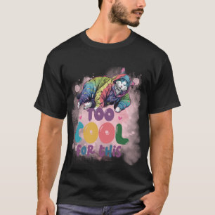 Camiseta Gato estético "Muito Legal Para Isso" divertido e