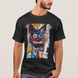 Camiseta Gato Estilo Pop Art Grafite 90
