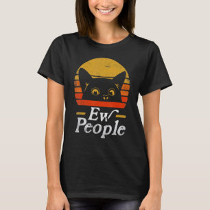 Camiseta Gato Estilo Vintage dos Anos Oitenta Eca Pessoas