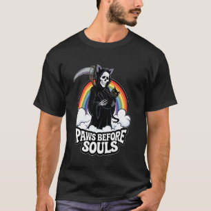 Camiseta Gato Estranho Acessórios Weirdcore Roupas Gato Pre
