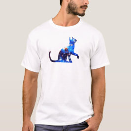 Camiseta Gato Estrelado
