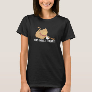 Camiseta Gato Eu Faço O Que Eu Quero Humorístico Gatinho Ma