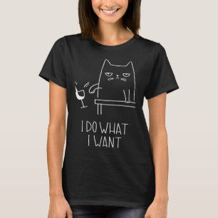 Camiseta Gato Eu Faço O Que Quero