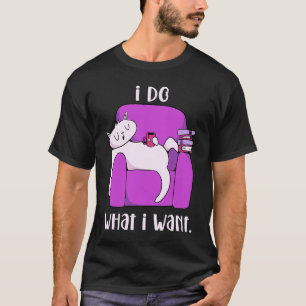 Camiseta Gato Eu Faço O Que Quero  Livros De Frases De Gato