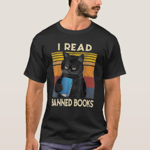 Camiseta Gato Eu Li Livros Proibidos Livros Livro 4