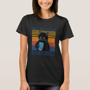Camiseta Gato Eu Li Livros Proibidos Minhocas Leitura de L