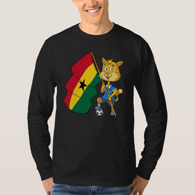 Camiseta Gato Fã do Gana (Frente)