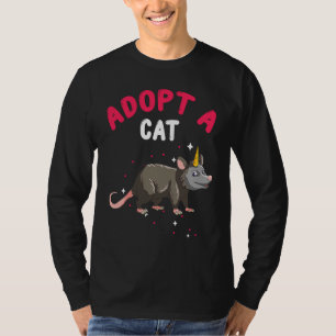 Camiseta Gato falso para gambá e Possum 3
