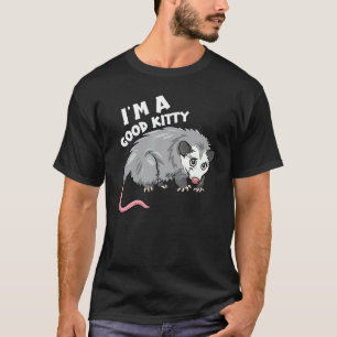 Camiseta Gato Falso Rato Gambá Gambá Eu Sou Um Bom Gatinho