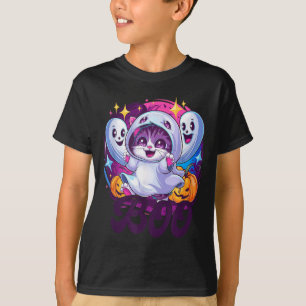 Camiseta gato fantasma Boo