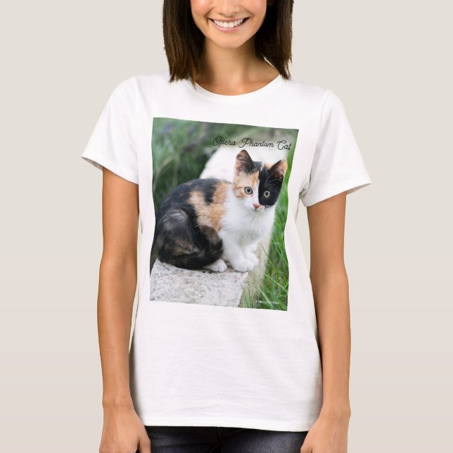 Camiseta Gato Fantasma da Ópera (Frente)