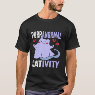 Camiseta Gato Fantasma Fantasma do Lover Halloween