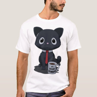 Camiseta Gato Fazedor de Tarefas Número Um