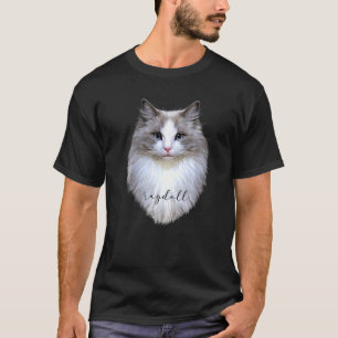 Camiseta Gato Felino Gato Gatinho Adorável Novidade na Arte