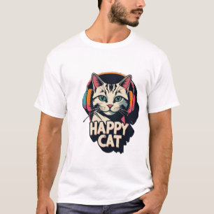 Camiseta Gato Feliz