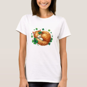 Camiseta Gato Feliz e Sortudo com Camarões - Rua. Dia de Pa