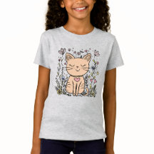 Gato Feliz | T-Shirt Gato de Gato Bonito