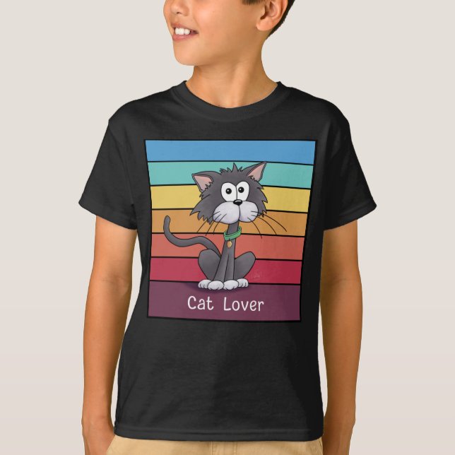 Camiseta Gato Festivo Lover (Frente)