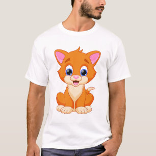 Camiseta Gato Filhote, bebê, mamífero, animais, gato Como M
