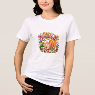 Camiseta Gato Fique Pawsitivo |