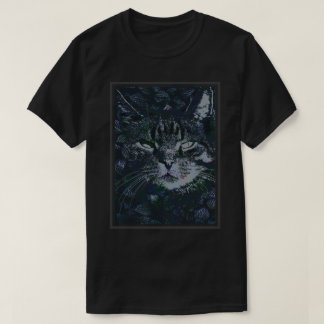 Camiseta Gato floral