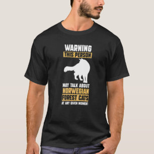 Camiseta Gato Floresta Norueguesa  3