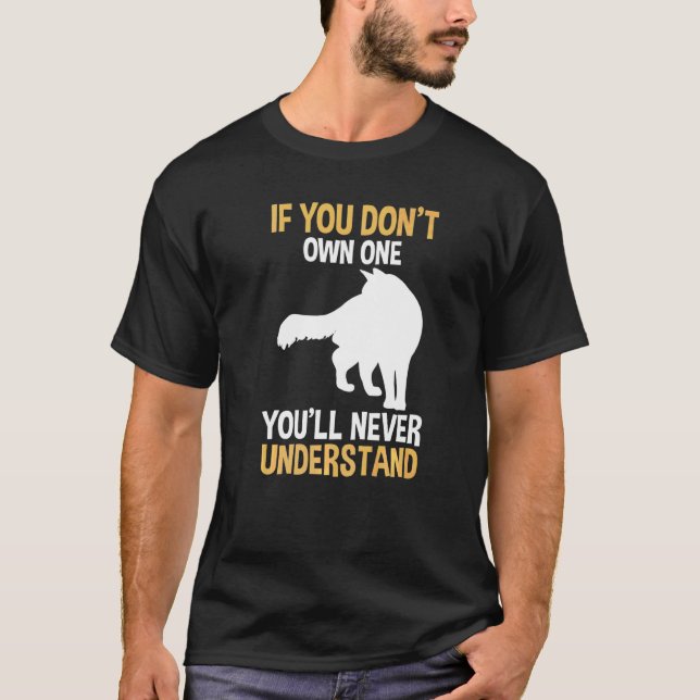 Camiseta Gato Floresta Norueguesa  7 (Frente)