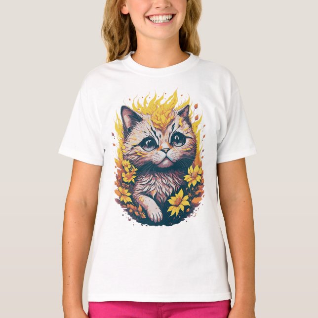Camiseta Gato Fofo (Frente)