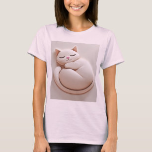 Camiseta gato fofo