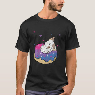 Camiseta Gato Fofo Animal Queer Bi Orgulho Bissexualidade D