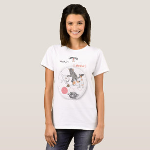 Camiseta Gato Fofo Camisa de Gato para Amantes d