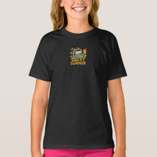 Camiseta Gato Fofo Dormindo Design de Mochila de Verão