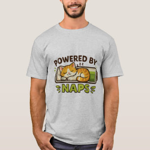 Camiseta Gato Fofo Energizado por Sonecas Kitty Engraçado D