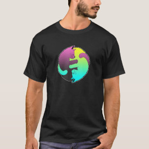 Camiseta Gato Fofo Gatos Ying Yang Yin Yang 4