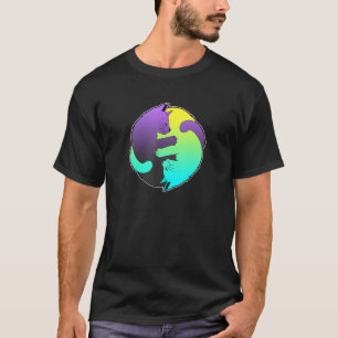 Camiseta Gato Fofo Gatos Ying Yang Yin Yang 5