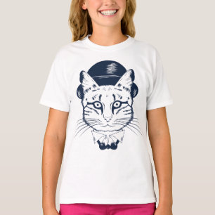 Camiseta Gato Fofo Hipster Gatinho Divertido Presente