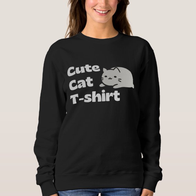 Camiseta Gato Fofo – Presente Adorável para Mães d (Frente)