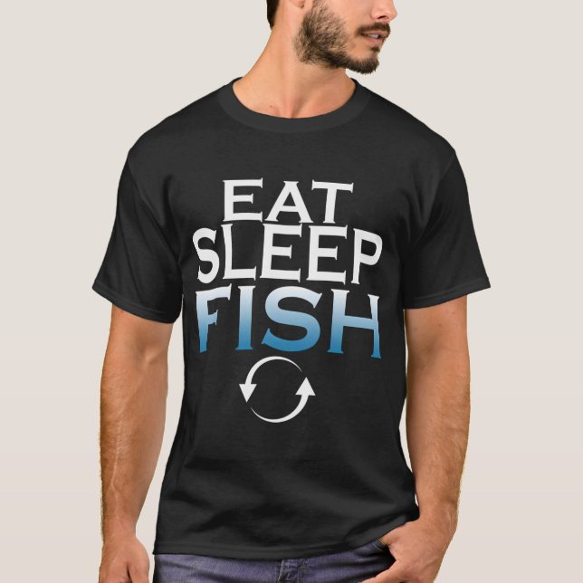Camiseta Gato fofo surfando com peixes (Frente)
