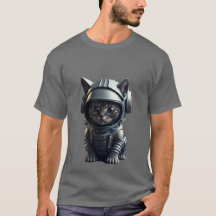 gato fofo vestindo uniforme de astronauta
