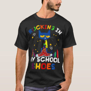 Camiseta Gato-Fogueira I Em Calçados Da Minha Escola De Vol