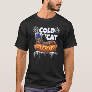 Camiseta Gato Frio de Inverno