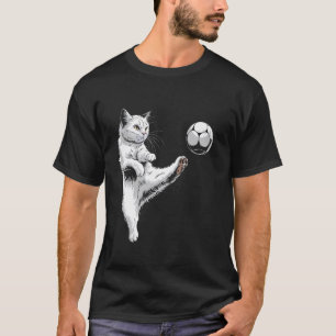 Camiseta Gato Futebol Divertido Esportivo Felino Atlético F