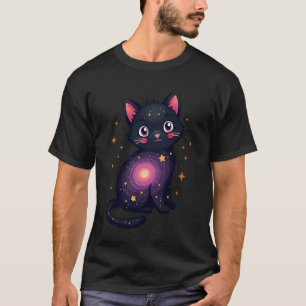 Camiseta Gato Galáxia